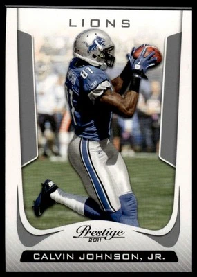 2011 Panini Prestige #65 Calvin Johnson - Image 1 of 2