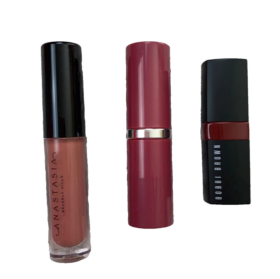 Lote Mixto Labios Bobbi Marrón Anastasia Clinique Rubí Vintage Ciruela Pop Tamaño de Viaje Foto 1 de 4