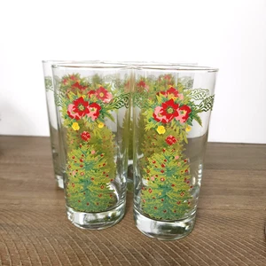 Pioneer Woman Christmas Holiday Cheer Drinking 16 oz Glasses  Set of 6 - Picture 1 of 6