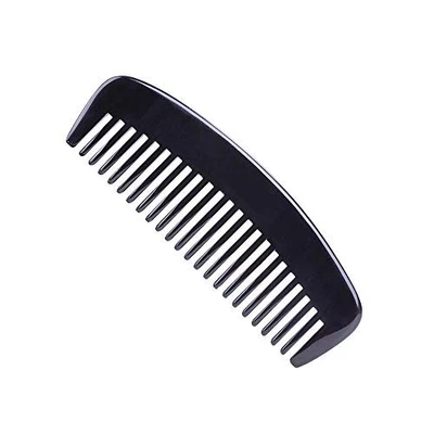 Exquisite Natural Ox Horn Hair Comb 100% Handmade Premium Type Wide tooth - Image 1 of 4