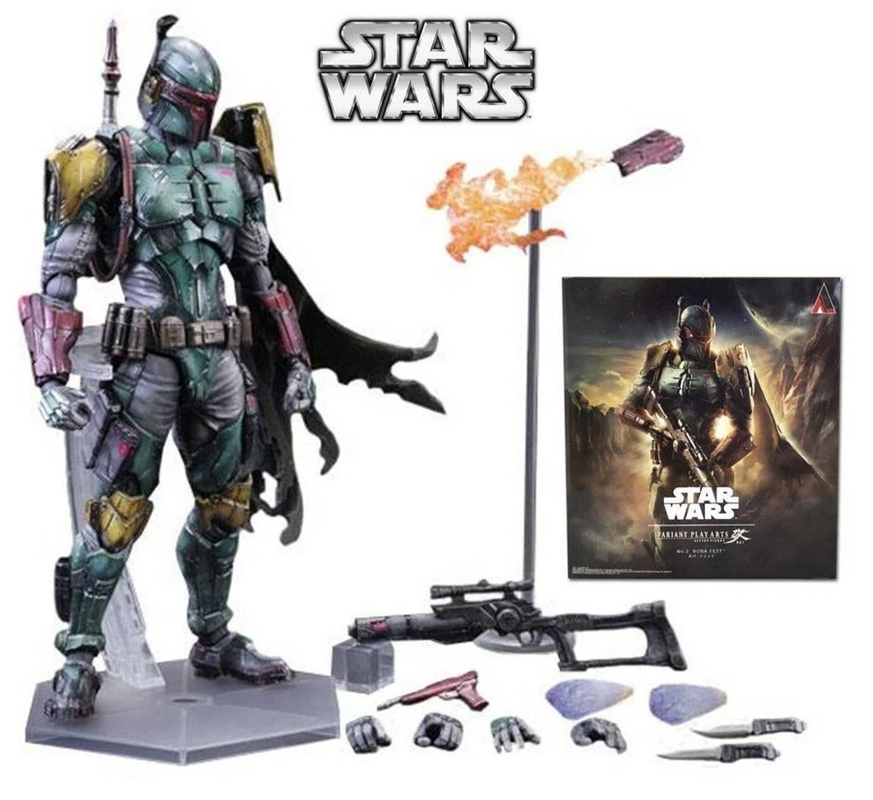 Boneco de ação Star Wars Mandalorian Boba Fett 11" B20 - Imagem 1 de 4