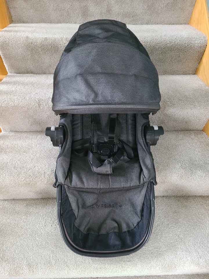 Cochecito Baby Jogger City Select asiento completo carbón denim ¡BUEN ESTADO! Foto 1 de 4