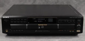 Sony Compact Disc Player Model CDP-CE525 5-CD Changer Black Player Only Sold As - Picture 1 of 14