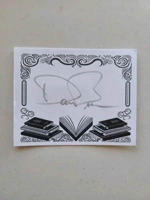Dan Brown   (The Da-Vinci Code & Others) Signed, Autographed ,Bookplate Rare. Foto 1 de 2