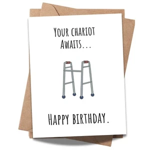 Funny Birthday Card for Men, Women, Dad, Mom, Friends & Family | Unique Gift - Picture 1 of 4