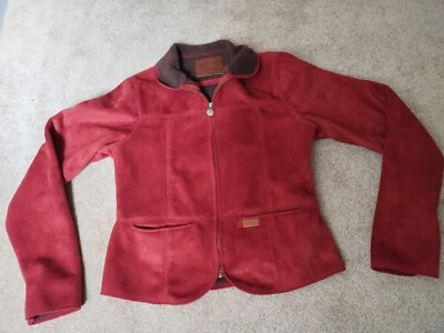 Chaqueta de micro gamuza Outback Trading Company para dama talla mediana usada en excelente estado Foto 1 de 4