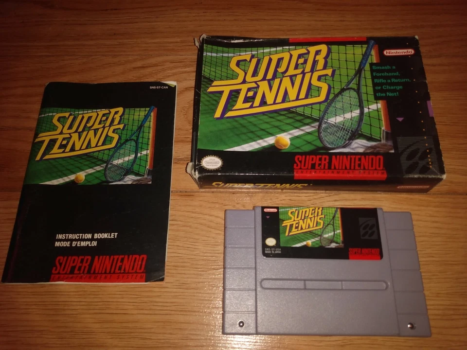 Super Tennis (Super Nintendo Entertainment System, 1991) SNES - Image 1 of 1
