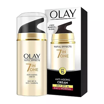 Olay Total Effects 7 in 1 Anti-Aging Day/Normal Cream - 20 Gram - FREE SHIPPING. - Image 1 of 4