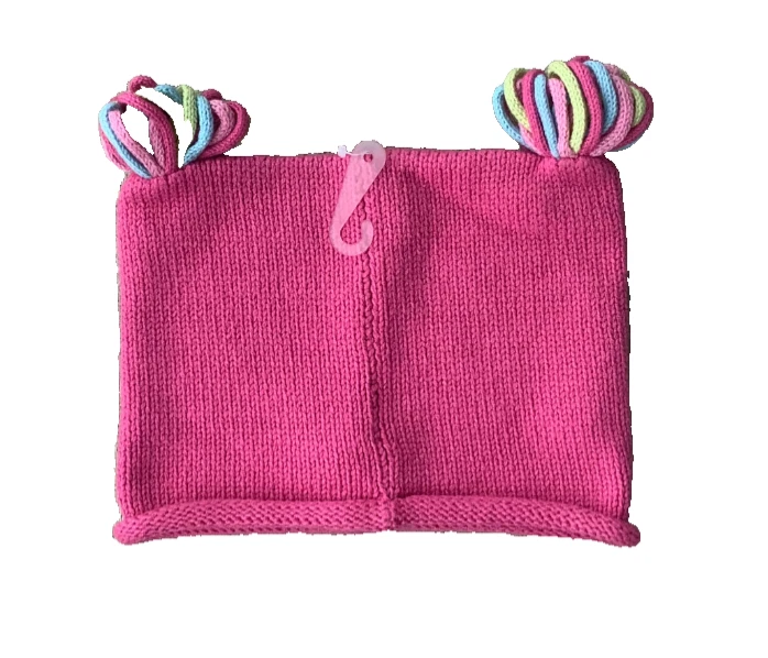 Gymboree Snow Friends Suéter Sombrero Talla 6-12 Meses Pompones Rosa Sombrero Nuevo con Etiquetas Foto 1 de 1