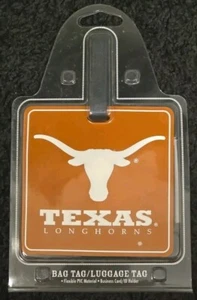 New Team Golf University Of Texas Longhorns Golf Bag Tag Luggage Tag Vintage  - Picture 1 of 3
