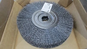 2 Pack, WEILER 93486, 8" Narrow Crimped Wire Wheels - Picture 1 of 2