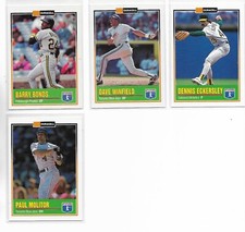 1993 Duracell Power Players PICK-A-CARD Yount Bonds Winfield Eckersley Molitor +