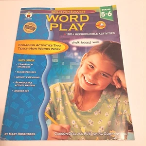 Skills for Success Word Play Grade 5-6 Mary Rosenberg Activity Homeschooling - Picture 1 of 5