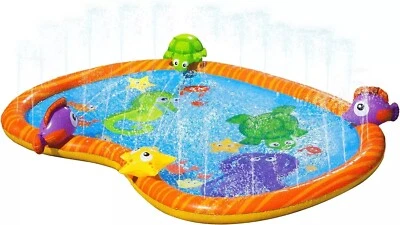 Splash N' Fun Sprinkling Sea Friends Water Sprinkler Play Mat #4820 - Image 1 of 4