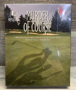 Vintage 1994 Murder Of Course Bepuzzled Mystery Thriller Jigsaw Puzzle w/ Secret - Picture 1 of 3