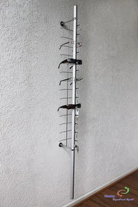 Alu Säule Brillenwandhalter Brillenständer für 14 Brillen abschliessbar - Bild 1 von 1
