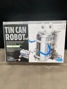 4M Tin Can Robot Fun Mechanics Kit Toysmith Green Science Educational - New  - Picture 1 of 5