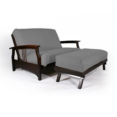 DANFUTON Futon Covers, Cushion Protector, Slipcovers, Twin Splits Cover, Chair or Ottoman