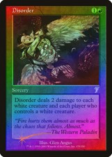 Disorder FOIL 7th Edition PLD Red Uncommon MAGIC THE GATHERING CARD ABUGames