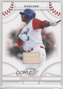 2008 Donruss Threads Bats /500 Chris Carter #52