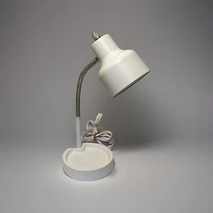 Mainstay LED Desk Lamp with Catch-all Base & AC Outlet, Matte white - Picture 1 of 4