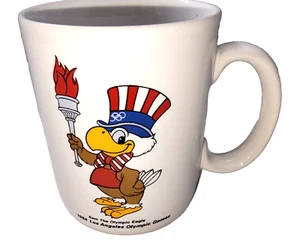 VTG 1980s Sam the Olympic Eagle Mug by Papel Los Angeles Games Mascot Coffee Cup - Picture 1 of 4