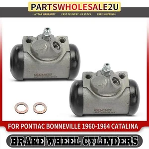 2Pcs Front Drum Brake Wheel Cylinder for Pontiac Bonneville Catalina Grand Prix - Picture 1 of 9