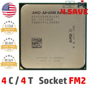 CPU desktop Advanced Micro Devices A8-6500b APU 3,5 GHz 4 core FM2 Richland AD650BOKA44HL - Foto 1 di 2