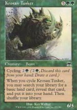 4 Krosan Tusker - LP - Onslaught - mtg - x4 4x