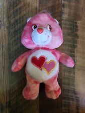 2003 Care Bears Love A Lot 8" Tie Dye Special Edition Pink Swirls Hearts