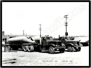 Sterling Trucks New Metal Sign: Sterling-White, 1950 & 1951 Sterling Seattle WA - Picture 1 of 1