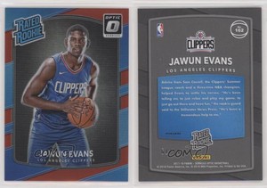 2017-18 Panini Donruss Optic Rated Red Prizm /99 Jawun Evans #162 Rookie RC