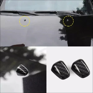 Kohlefaser ABS Front Wischer Wasser Auslauf Abdeckung passend für Jeep Grand Cherokee 11-20 - Bild 1 von 6