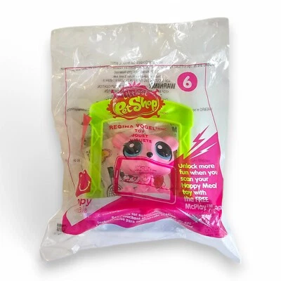 McDonalds Hasbro Littlest Pet Shop Regina Vogel Polar Bear Happy Meal Toy NEW #6 - Image 1 of 4