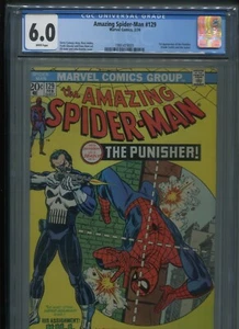 Amazing Spider-Man #129 (1974) CGC 6.0 [WHITE PAGES] 1st Punisher & Jackal! - Picture 1 of 6