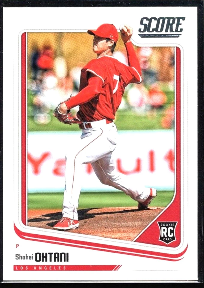 Shohei Ohtani RC 2018 Panini Score Glossy Rookie Card#16!Angels P/DH RC STAR HOF - Image 1 of 1