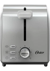 Oster 2-Slice Toaster with Extra Wide Slots, Stainless Steel - Picture 1 of 6
