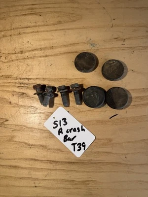 89-94 Nissan 240SX OEM S13 Rear Bumper Hardware Bolts With Covers  - Image 1 of 2