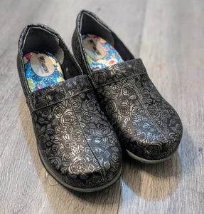 Softwalk Grey's Anatomy CLOGS, Size 9.5 Blk/Gry NWOT - Picture 1 of 12