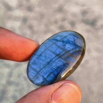 40 Cts. Rainbow Fire labradorita Oval Cabujón Piedra preciosa natural suelta - Imagen 1 de 4