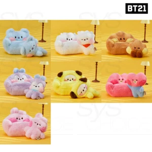 BTS BT21 Official Goods mini MUÑECA DE PELUCHE CHILL BREAK + Número de Seguimiento - Imagen 1 de 15