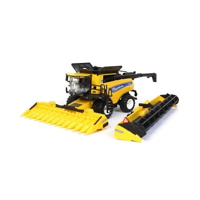 ERTL 1/64 New Holland CR9.90 Combine with Corn & Draper Heads, Prestige Serie... - Image 1 of 4