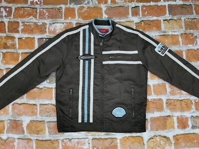 Chevignon Legend Biker Vintage Jacket Motor 57 Roadmaster Brown Size L Tip Top - Image 1 of 4
