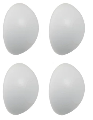 Türstopper Set rund Türpuffer Kleben Ø 40-60 Türdämpfer Wand selbstklebend weiß - Bild 1 von 4