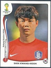 PANINI WORLD CUP 2014- #628-KOREA REPUBLIC-SOUTH KOREA-SHIN KWANG-HOON