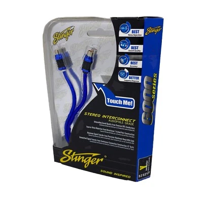 Stinger SI62YF 1-Male to 2-Female Y-Adapter RCA Interconnect 2-CH 6000 Series - Image 1 of 4