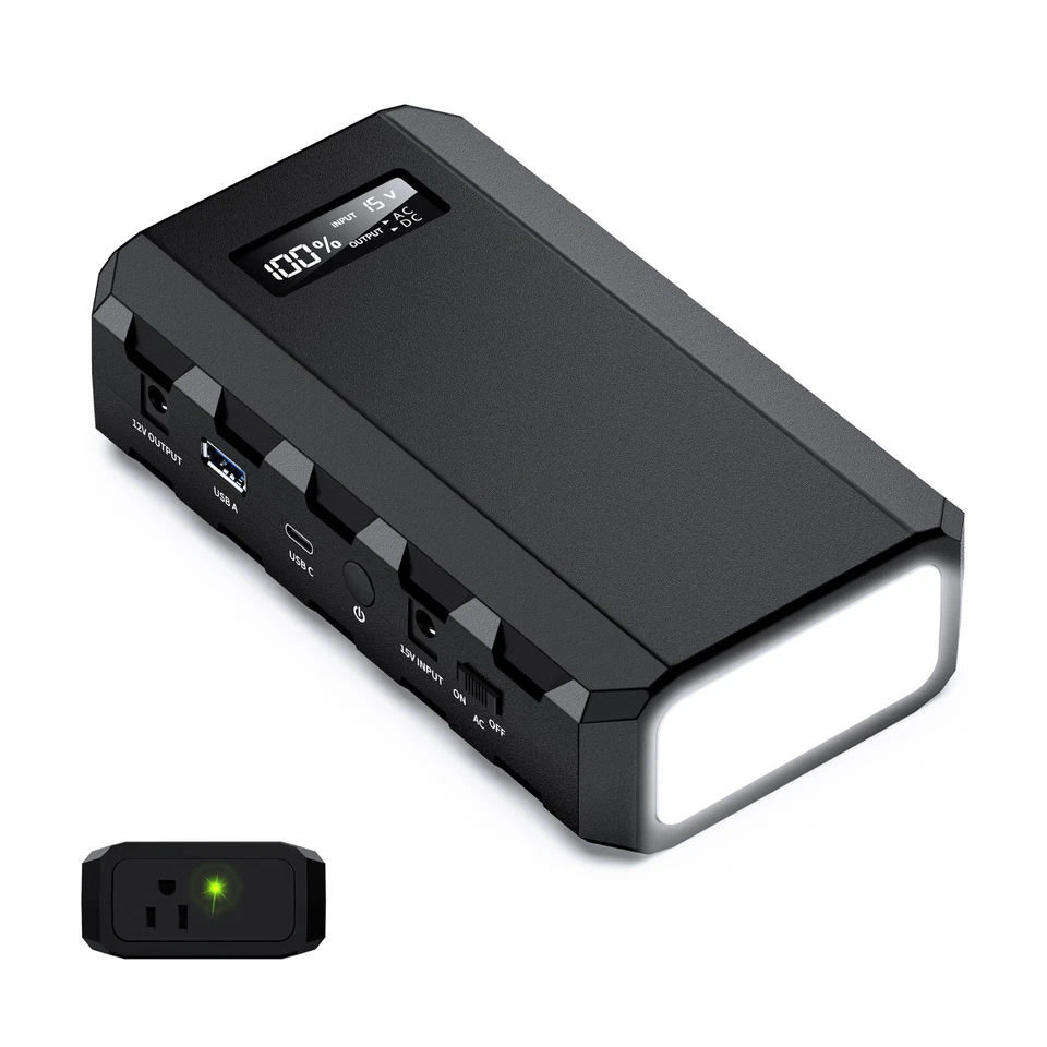AC DC Portable Power Bank 65W 88.8Wh Outdoor Camping Trip Backup Battery Charger - Image 1 of 4