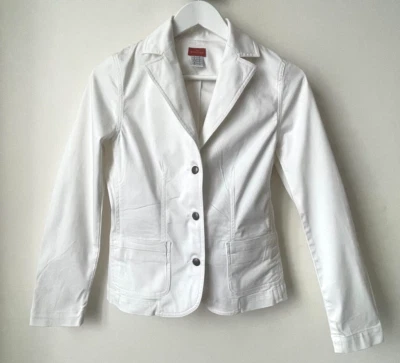 Veste Blanc Cyrillus T36 Coton élasthanne Excellent état - Photo 1/4
