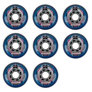 Ruedas Hyper Inline Exterior REC/FITNESS/HOCKEY 76 mm 82A Assault XT Paquete de 8 - Imagen 1 de 4