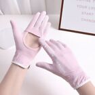 1Pair Ice Silk Women Driving Gloves Anti-slip Sunscreen Gloves  Women